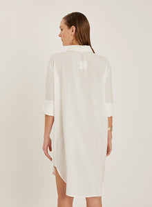 Basic Chemisier Dress 16010 Off White Lenny Niemeyer W23