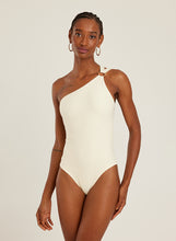 Load image into Gallery viewer, HONEYCOMB SHOULDER ONE PIECE 210 OFF WHITE Lenny Niemeyer SS24