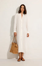 Load image into Gallery viewer, SIDE SLIT LONG CHEMISIER DRESS 27020085 OFF WHITE Lenny Niemeyer 26
