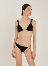 Load image into Gallery viewer, Loop Halter Amorphous Bikini 376451 Black Lenny W23