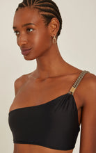 Load image into Gallery viewer, ONE SHOULDER ROPE BIKINI 48100296.48110413 BLACK Lenny Niemeyer 25