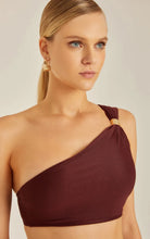 Load image into Gallery viewer, ONE SHOULDER DETAIL BIKINI 48100440.48110525 MERLOT Lenny Niemeyer 25