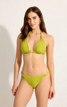 Load image into Gallery viewer, ADJUSTABLE HALTER BIKINI 48100619.48110752 ORCHARD GREEN Lenny Niemeyer 26