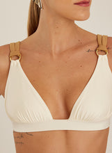 Load image into Gallery viewer, ROPE TRIANGLE BIKINI TOP S611C428 OFF WHITE Lenny Niemeyer SS24