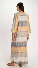 Load image into Gallery viewer, ZAKAR MAXI DRESS S26P7000 Pearl &amp; Caviar