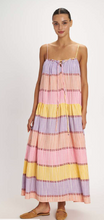 Load image into Gallery viewer, ZAKAR MAXI DRESS S26P7084 Pearl &amp; Caviar