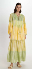 Load image into Gallery viewer, ZAKAR MAXI DRESS S26P7122 Pearl &amp; Caviar