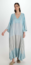 Load image into Gallery viewer, ZAKAR MAXI DRESS S26P7128 Pearl &amp; Caviar