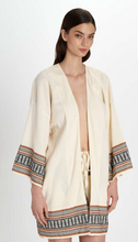 Load image into Gallery viewer, ZAKAR KIMONO S26P7134 Pearl &amp; Caviar