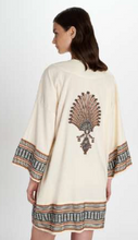 Load image into Gallery viewer, ZAKAR KIMONO S26P7134 Pearl &amp; Caviar