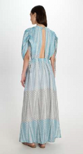 Load image into Gallery viewer, ZAKAR MAXI DRESS S26P7141 Pearl &amp; Caviar