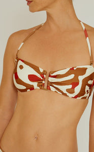 Drop Bandeau HW Ruched Bikini C11T11 Kalahari Lenny SS22