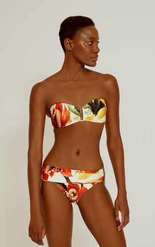 Drop Bandeau HW Ruched Bikini C11T11 Nubia Lenny SS22