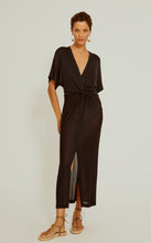 Load image into Gallery viewer, V Neck Cover Up 14876 Black Lenny SS22