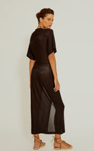 Load image into Gallery viewer, V Neck Cover Up 14876 Black Lenny SS22