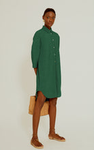 Load image into Gallery viewer, Basic Shirt Dress 14933 Brunswick Green Lenny SS22