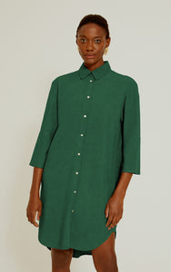 Basic Shirt Dress 14933 Brunswick Green Lenny SS22