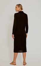 Load image into Gallery viewer, Midi Belted Shirt Dress 14985 Black Lenny SS22