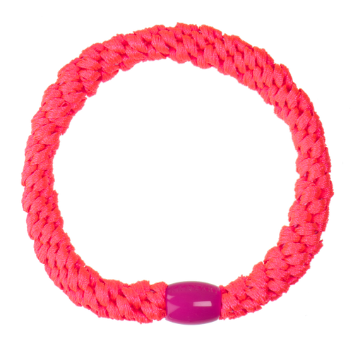 Kknekki Elastic Bracelet BONDEP22 - Neon Pink Plain Color