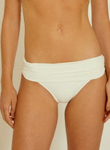 Load image into Gallery viewer, Adjustable Halter HW Ruched Bikini C11T2 Off White Lenny SS22