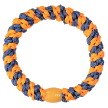 Load image into Gallery viewer, Kknekki Elastic Bracelet BONDEP22 - Indigo Neonorange Stripe