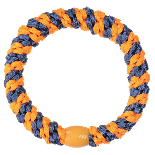 Kknekki Elastic Bracelet BONDEP22 - Indigo Neonorange Stripe