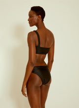 Load image into Gallery viewer, Rings One Shoulder HW Bikini C362T530 Black Lenny SS22