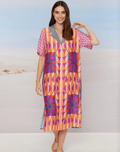 Load image into Gallery viewer, Charlotte Shirt Rangoli Dress 123L70766