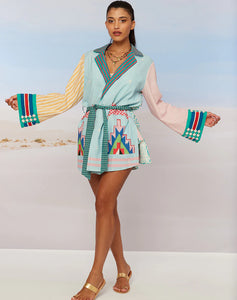 Isabella Kimono Pow Wow Belted Jacket 123L50269