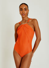 Load image into Gallery viewer, High Neck Pleated One Piece 15 KINKAN Lenny Niemeyer SS23
