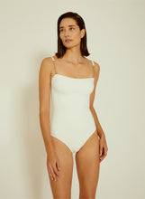 Load image into Gallery viewer, Strap Detail Square One Piece 49 Off White Lenny SS22