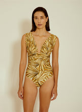Load image into Gallery viewer, Draped V Neck One Piece 405 Amalfi Lenny SS22