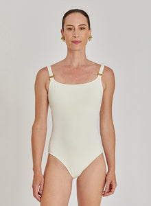 Embellished Classic One Piece 808 OFF WHITE Lenny Niemeyer SS23