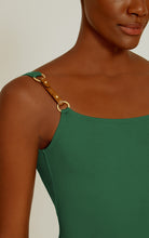 Load image into Gallery viewer, Embellished Classic One Piece 808 Brunswick Green Lenny SS22