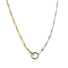 Load image into Gallery viewer, Marriage Link Necklace BCO095 Golden Silver