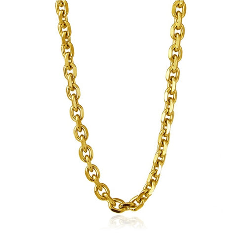 Chains Necklace BCO108 Steel Gold