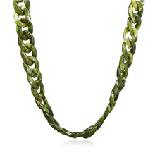 Load image into Gallery viewer, Color Link Necklace BCO159 Green
