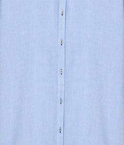 Jonas Sky Blue - Plain Linen Shirt