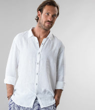 Load image into Gallery viewer, Jonas White - Plain Linen Shirt