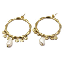 Load image into Gallery viewer, Pearl Hoops BPE230 - Fio d&#39;Água Shop Online