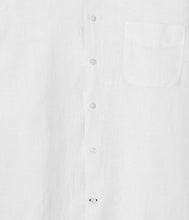 Load image into Gallery viewer, Diva White - Plain Linen Shirt Fitted Cut
