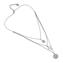 Load image into Gallery viewer, Our Father Necklace BCO057  Steel Silver