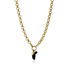 Load image into Gallery viewer, Stone Necklace BCO140 Golden Black