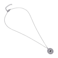 Load image into Gallery viewer, Stone Necklace BCO141 Steel Silver Black